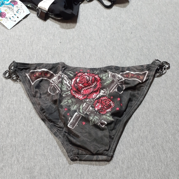 Sinful Wish Chain Halter Bikini Set Small NWT - Picture 11 of 13